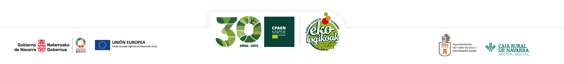 Navarra Ecológica – logos patrocinadores